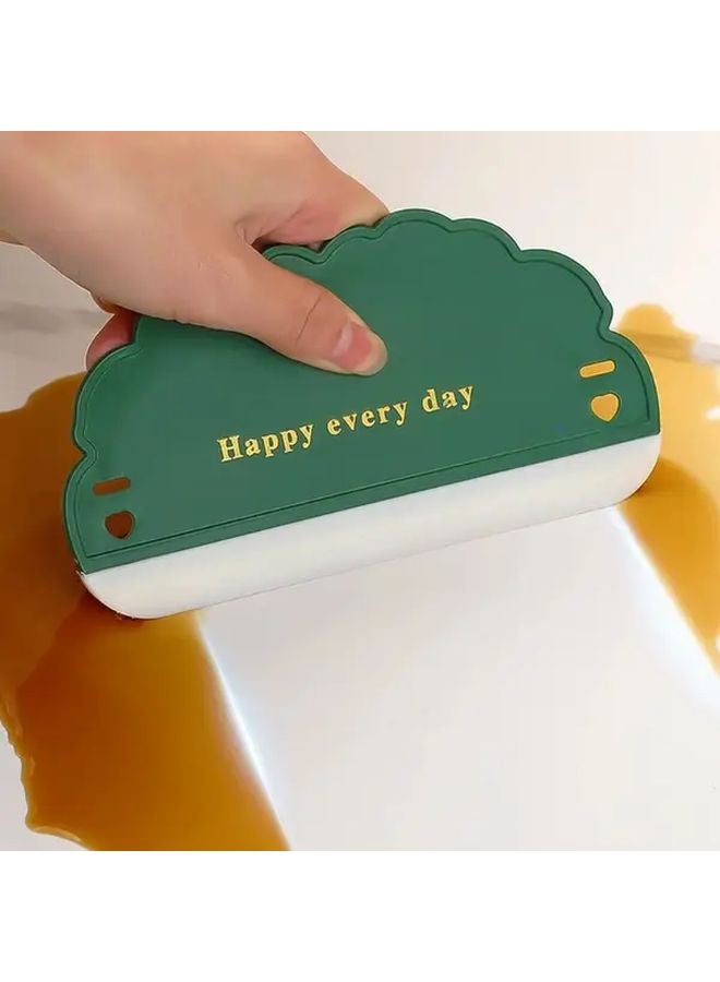 White Heavy Duty Squeegee For Bathroom Kitchen Window Mirror And Shower Tile Cleaning - Image 1